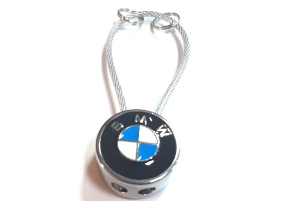 Брелок металл тросик круглый BMW