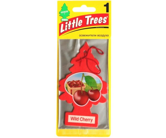 Ароматизатор (США) LITTLE TREES Елочка WILD CHERRY (Дикая Вишня)