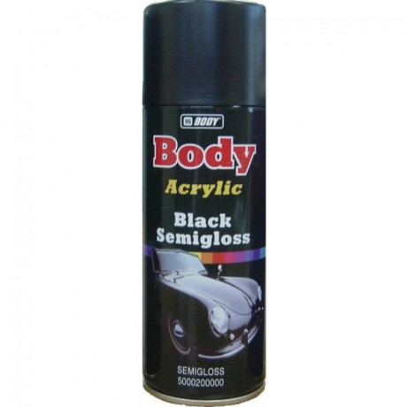 Краска спрей   body  universal (400мл.) черная матовая
