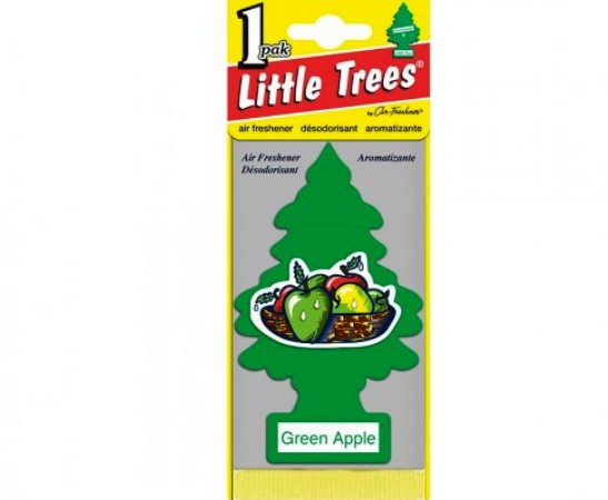 Ароматизатор (США) LITTLE TREES Большая Елочка (Зеленое Яблоко)