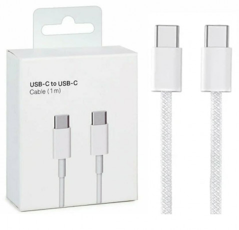 Кабель для зарядки Fixtor 15 PD Type-C to Type-C   35W в оплетке белый