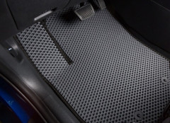 Ковры салона 2110/2170 ромб серый, кант черный EVO (С), компл