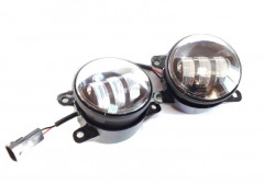 Фары противотуманные Веста/Гранта FL/Рено/Форд/Mitsubishi/ 2*30W 9600lm (LED) Sal-Man 00062, пар