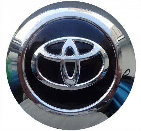 Колпачок на ступицу TOYOTA TY-196 хром/черный (100мм)