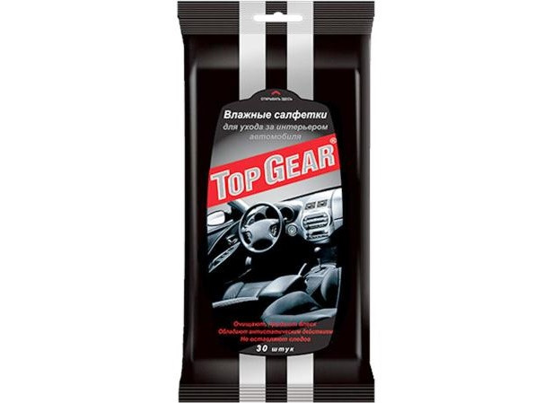 Салфетки влажные для салона Top Gear 48039