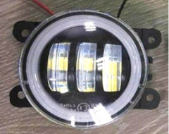 Фары противотуманные Веста/Гранта FL/Рено/Форд/Mitsubishi/21214 Нива Урбан 2*30W LED ПТФ с ободком   (Эконом), пар