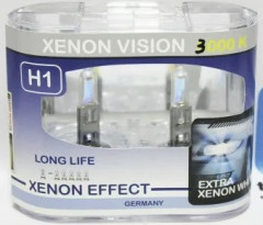 Лампа галогеновая H1 XENON VISION 3000к (желтый), шт