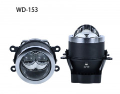 Фары противотуманные Веста/Гранта FL/Рено/Форд/Mitsubishi/21214 Нива Урбан  WD-153 10-50V Ближний- 45W Дальний+Лазер - 70W , компл