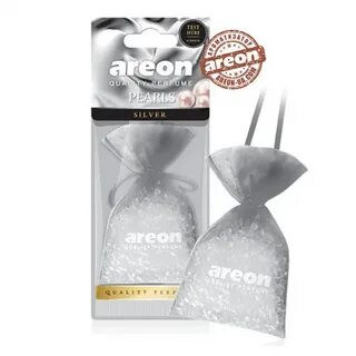 Ароматизатор  подвесной  AREON Pearls LUX Silver мешочек