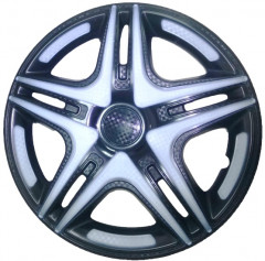 Колпаки колёсные R 15 Дакар белый Super Black  Star Ростов (5), компл