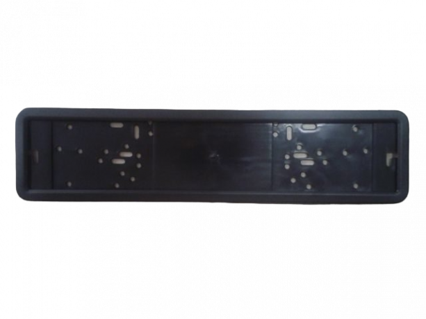 Рамка номерного знака металлическая YFX -8308 (чёрная) [норм.уп. 30]
