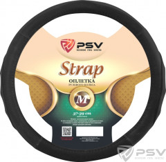 Оплетка на руль PSV STRAP Fiber (Черный) М, шт