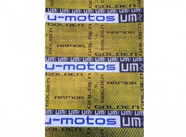 Вибропласт U-Motos Gold 4мм 0,5х0,75м 10лист/уп (100 микрон)
