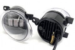 Фары противотуманные VW Golf 6 2008-2012/Jetta 6 2010-2015/Tiguan2 2011-2015/ 2*50W 3 линзы (LED) Sal-Man  01471, компл