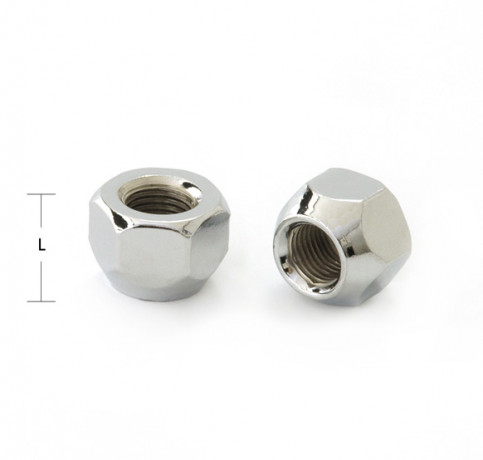 Гайка колесная M12x1,5 16, hex21, конус, открытая, CH, H-124 S036608 LS (кратно 20)