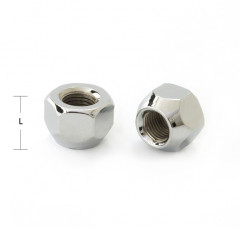 Гайка колесная M12x1,5 16, hex21, конус, открытая, CH, H-124 S036608 LS  (кратно 20), шт