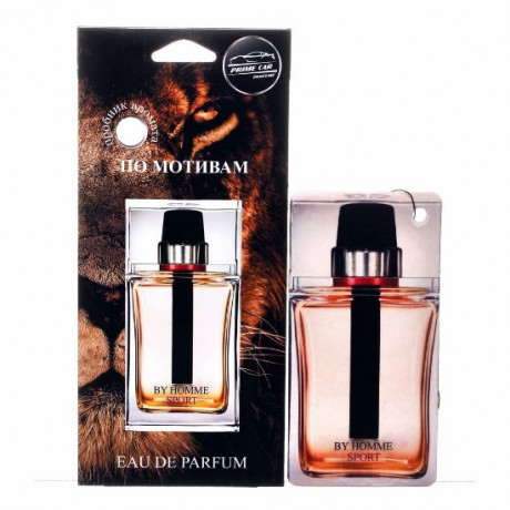 Ароматизатор PRIME CAR Dior Homme Sport бумажный /уп-10/50