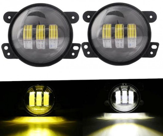 Фары противотуманные Лада Веста 2180 (LED) металл. корпус (2 режима) (360-1)