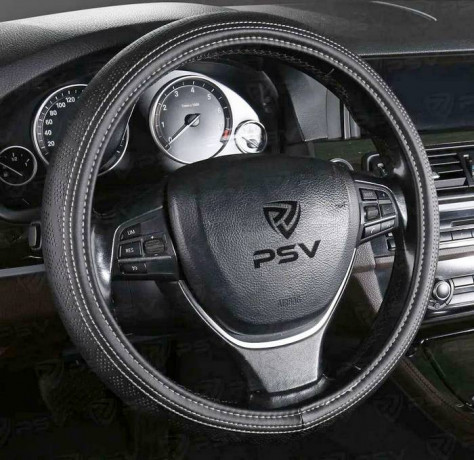 Оплетка PSV TRIGON (Черно-Серый) M, экокожа