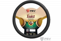 Оплетка на руль PSV TAKT Fiber  (ЧЕРНЫЙ) кожа XL, шт
