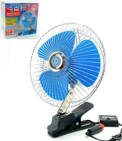 Вентилятор с прищепкой 6" 12V TREK АВ-6012