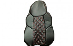 Чехлы универсальные RECARO РОМБ экокожа черная, нить красная , компл