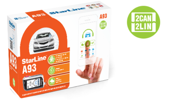 Автосигнализация StarLine А93 2CAN+2LIN автозапуск