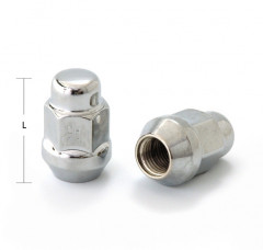 Гайка колесная M12x1,25 35, hex17, конус, закрытая,  с выступом 1706CR (кратно 20), шт