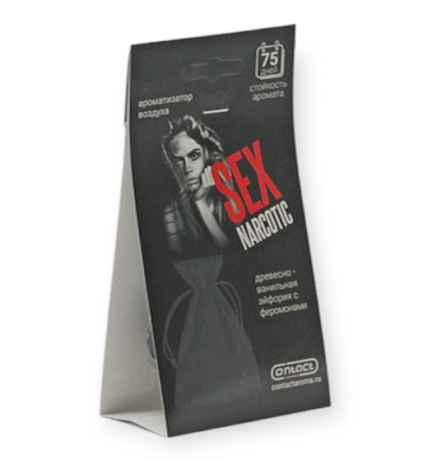 Ароматизатор  CONTEX SEX NARCOTIC BLACK мешочек