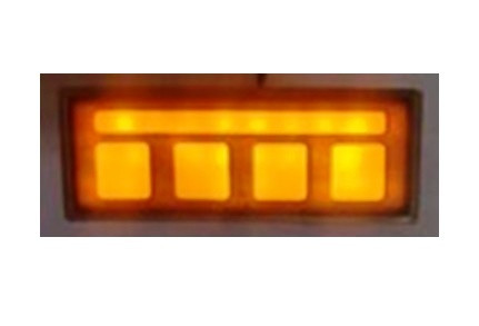 Заглушка в повторитель боковой с подсветкой   5LED ZFT-377-1 желтый (Эконом)