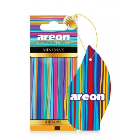 Ароматизатор подвесной  AREON  MINI MAX бумажный Aguarel / Акварель