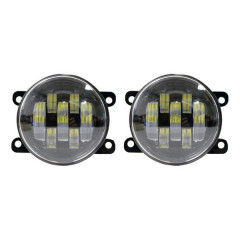 Фары противотуманные Веста/Гранта FL/Рено/Форд/Mitsubishi/21214 Нива Урбан 2*70W 7 линз LED (1 режим) металл. корпус  2190-70W, компл