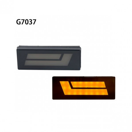 Заглушка в повторитель боковой с подсветкой LED (компл 2шт) (G7037)