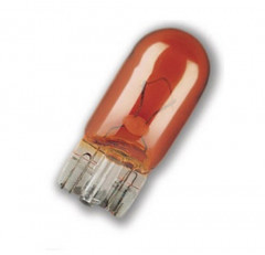 Лампа 12V WY5W TESLAFT без цоколя желтая, шт