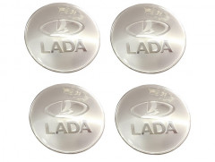 Наклейка на колесный диск LADA d 58 (металл 4 шт.) в коробке, компл