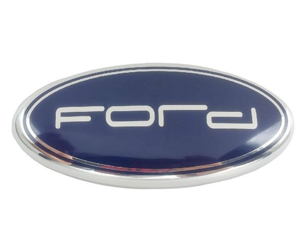 Эмблема  FORD 11*4,2см без корпуса СФЕРИЧЕСКАЯ