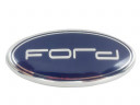 Эмблема  FORD 11*4,2см без корпуса СФЕРИЧЕСКАЯ