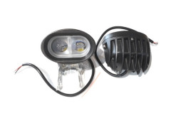 Фара светодиодная 20W Lens 54 type SPOT "OFF - Road", 2 диода, 10W, ЛИНЗА, направленный свет(пылевлагозащищенный), 97*70*63мм, 12/24, шт