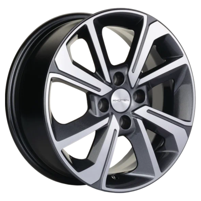 Автодиск литой R15 6J 4x98 ET36 D58,6 Khomen Wheels KHW1501 (Lada Granta) Black-FP