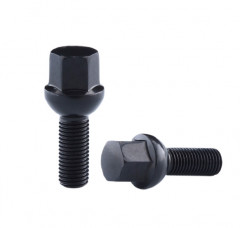Болт колесный M14x1,5 28/53,5, hex17, сфера, BLACK, JN-804 S046540 (кратно 20), шт