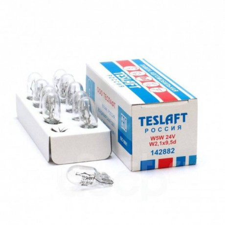 Лампа 24V 5W  без цоколя, габариты TESLAFT