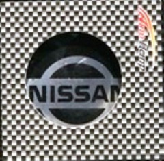 Наклейка на колесный диск NISSAN d 58 в коробке, компл