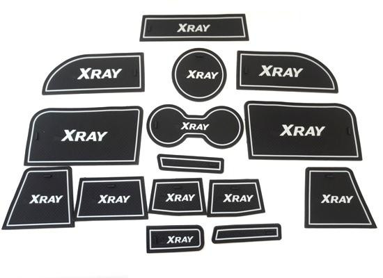 Коврики противоскользящие X-RAY белый (комп.)