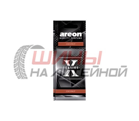 Ароматизатор подвесной  AREON  X-VERSION бумажный Coconut (10шт)