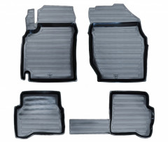 Коврики салона Nissan Almera Clasic (2006-) (из 4-х) резиновые, компл