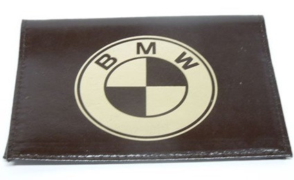 Бумажник автоводителя кожа BMW