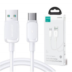 Кабель для зарядки Joyroom S-A14 Type-C USB  1.2м 3A силикон белый, шт