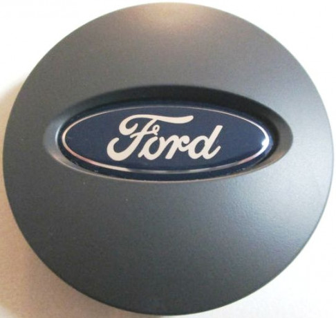 Колпачок на ступицу FORD FT-018 черный/хром (65мм)