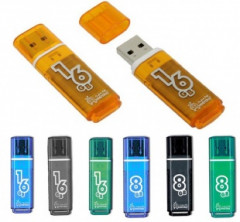 Флеш-накопитель    USB  Smartbuy Glossy  64Gb, шт