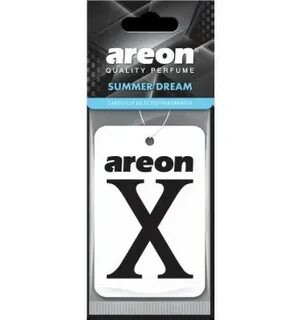 Ароматизатор подвесной AREON X-VERSION бумажный SUMMER DREAMS (Летняя мечта) (10шт)